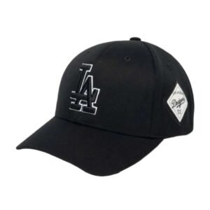 MLB Dodgers black baseball cap