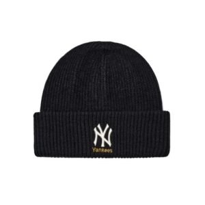MLB New York Yankees black knit hat