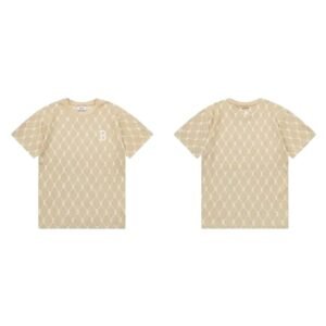 MLB Old Flower Style Beige T-shirt