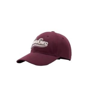 MLB retro style burgundy baseball cap