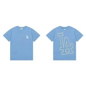 MLB simple style blue T-shirt