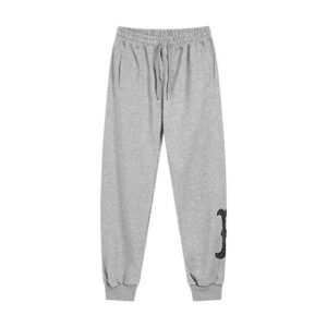 MLB trendy brand casual style gray sweatpants