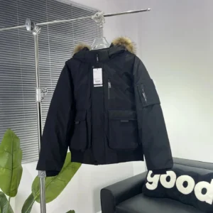 MLB Workwear Style Black Down Jacket