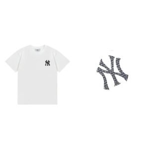 MLB Yankees trendy and cool style white T-shirt