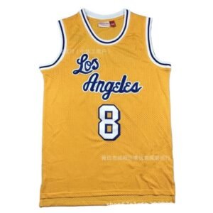 MN Los Angeles Series Basketball Style Yellow Jersey