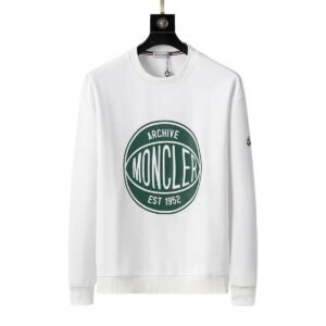 Moncler Archive Retro Style White Sweatshirt
