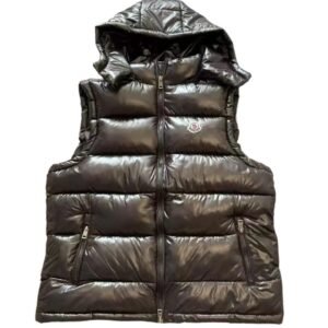 Moncler Black Fashion Down Vest