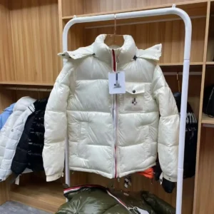 Moncler classic white down jacket