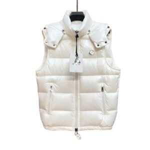 Moncler Fashion White Down Vest
