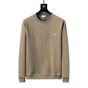 Moncler minimalist khaki sweatshirt