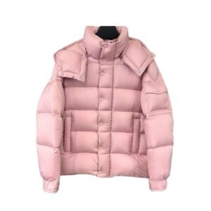 Moncler Pink Trendy Down Jacket