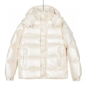 Moncler shiny casual down jacket