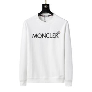 Moncler simple-style white sweatshirt