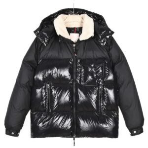 Moncler trendy and cool black down jacket