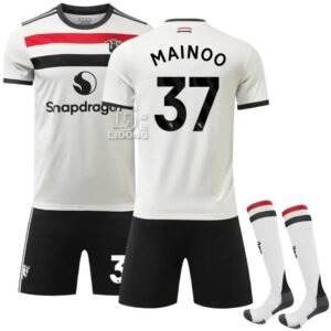 MUFC No. 37 white and black sports jersey