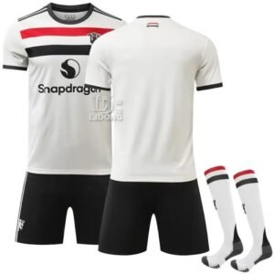 MUFC Sporty White and Black Suit/Set