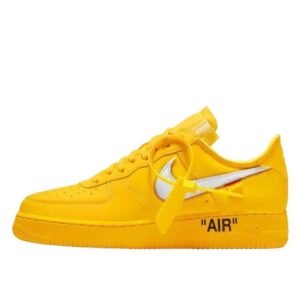 Nike Air Force 1 Bright Yellow Trendy Shoes