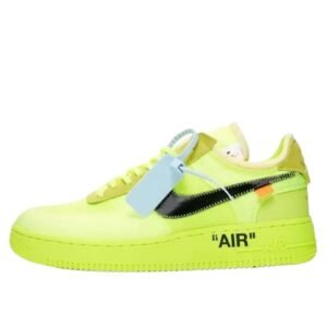 Nike Air Force 1 fluorescent green trendy shoes