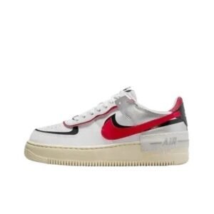 Nike Air Force 1 Retro Red and White Shoes