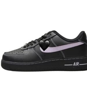 Nike Air Force series black and purple couple shoes