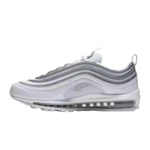 Nike Air Max 97 Silver and White Retro Athletic Shoes