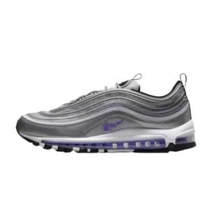 Nike Air Max 97 Silver Purple Trendy Running Shoes