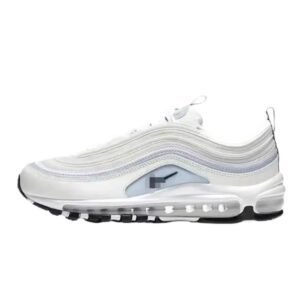 Nike Air Max 97 White and Grey Trendy Athletic Shoes
