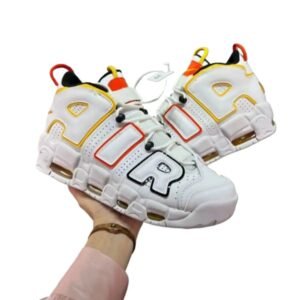 Nike Air More Uptempo Vintage White Orange Yellow
