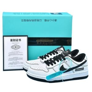 Nike black and white minimalist style board shoes