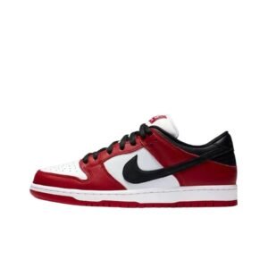 Nike Dunk Retro Red and White Shoes
