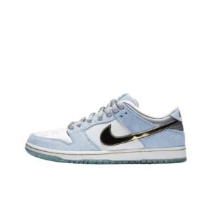 Nike Dunk retro-style blue and white shoes