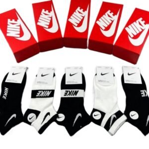 Nike minimalist black and white socks
