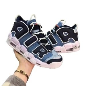 Nike Pippen retro blue and white shoes