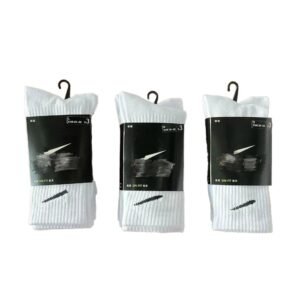 Nike training style white socks