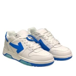 Off-White Blue and White Trendy and Cool Sports Shoes