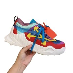 Off-White Colorful Casual Sports Shoes
