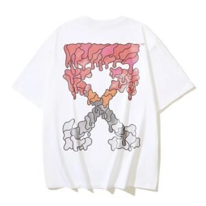 Off-White Gradient Style White T-shirt
