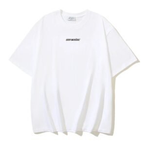 Off-White minimalist style white T-shirt