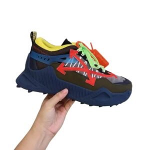 Off-White trendy blue-brown sports shoes