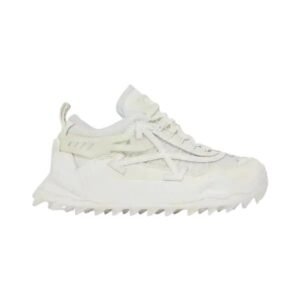 Off-White white trendy shoes with serrated soles