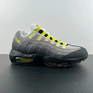 Nike Air Max 95 Trendy Grey-Yellow Sports Shoes