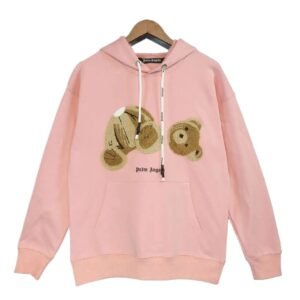 Palm Angels Bear Pink Hoodie