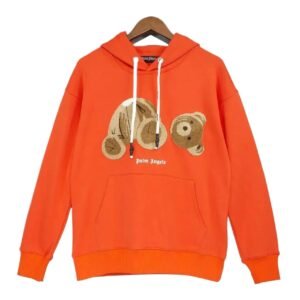 Palm Angels Bear Series Orange Sweatshirt