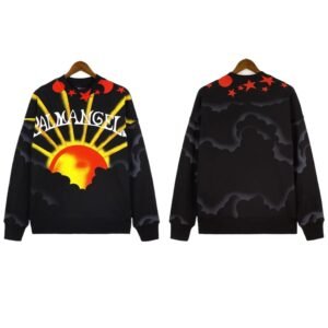 Palm Angels Printed Trendy and Cool Style Sweatshirt