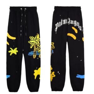 Palm Angels Tropical Wind Black Sweatpants