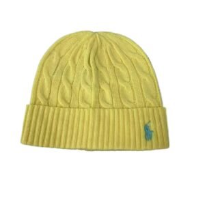 Polo Yellow Knitted Hat of Ralph Lauren