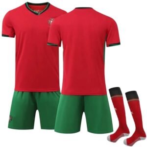 Portuguese team sporty red style uniform