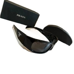 Prada's stylish black sunglasses