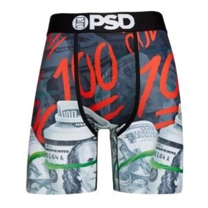 PSD graffiti-style dollar print underwear