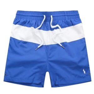 Ralph Lauren blue and white color - blocked shorts